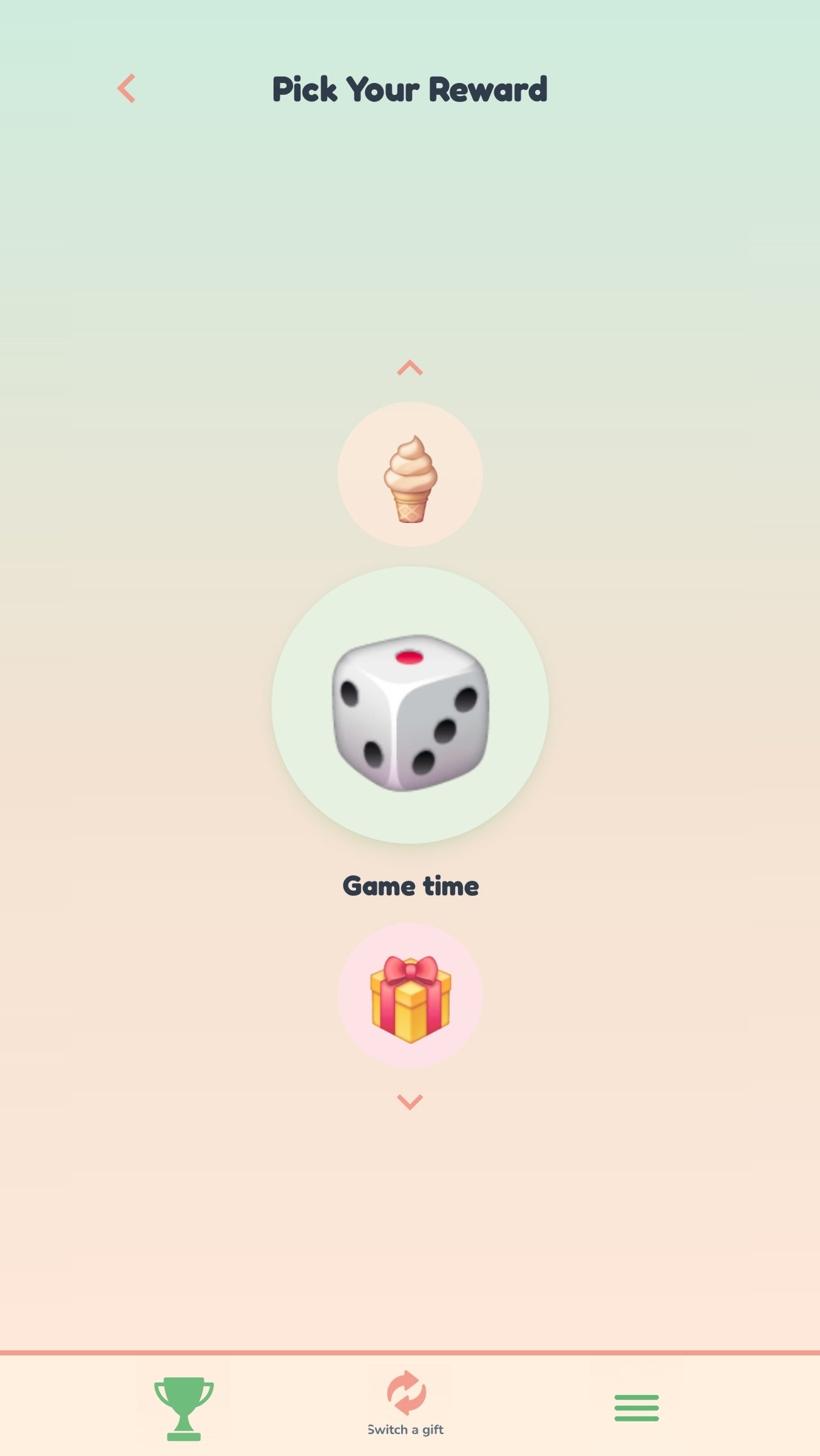 Pick your reward